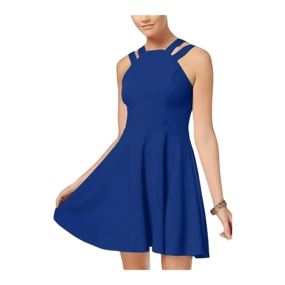 B.Smart Beautiful royal blue womens cocktail dress size‎ 3